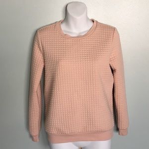 FOREVER 21 QUILTED SWEATER SIZE SP